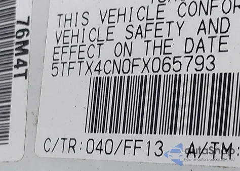 2015 Toyota Tacoma z USA, uszkodzony, nr VIN 5TFTX4CN0FX065793